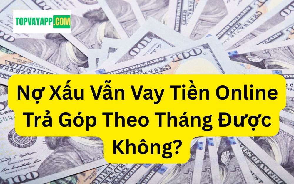 Nợ Xấu Vẫn Vay Tiền Online Trả Góp Theo Tháng Được Không